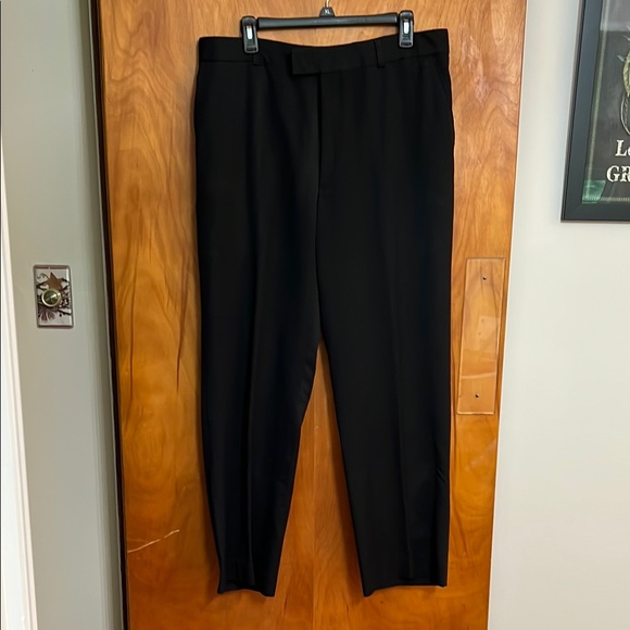 jf j.ferrar Other - JF J.Ferrar Classic Black Dress Pants Size 38 X 40 Zipper button Front